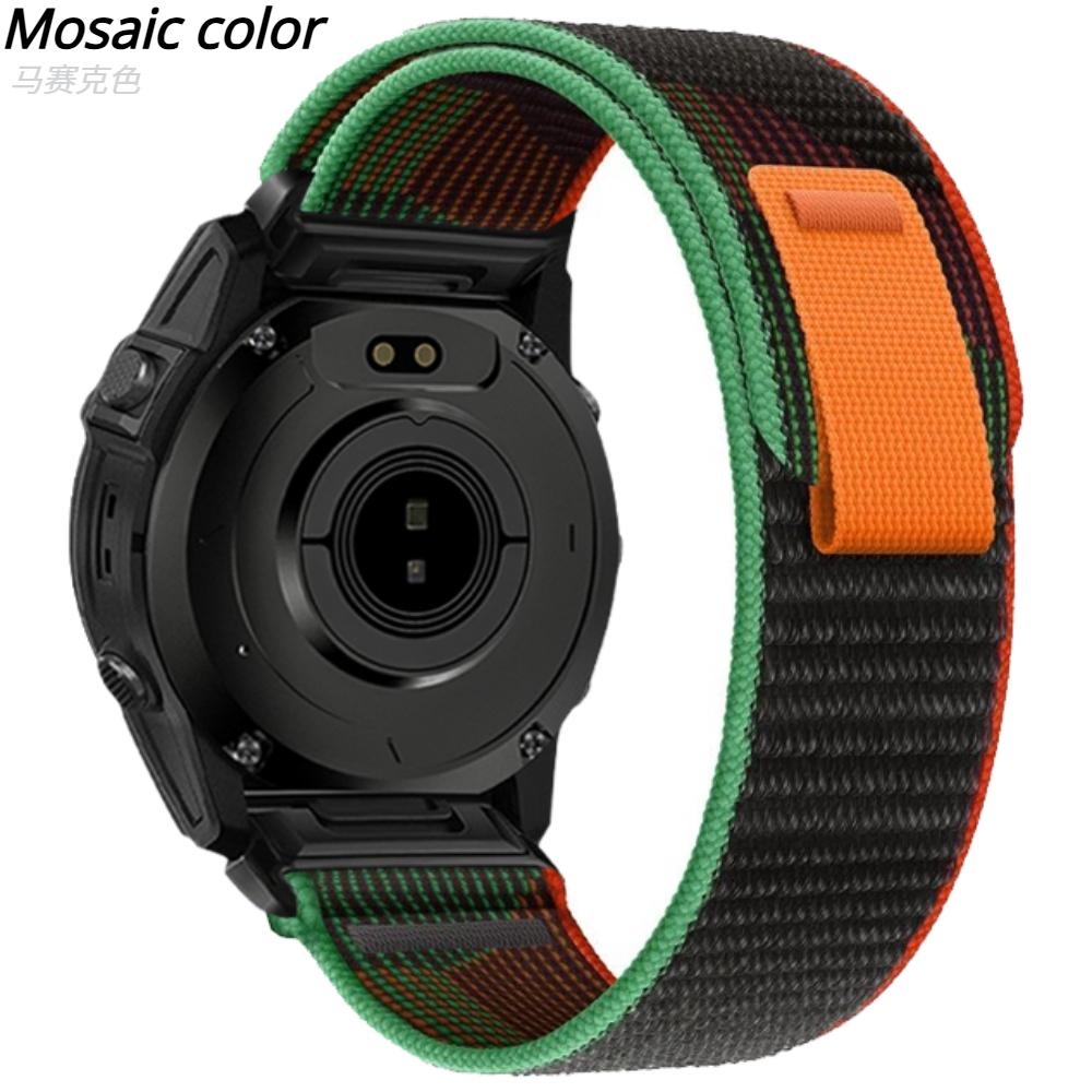 20mm 22mm 26mm Smyčka Nylonový Rychloupínací Řemínek pro Garmin Fenix 7X 7 Pro Fenix 6X 6 5X 5Plus Tactix 8 Forerunner 965 955 Enduro 2
