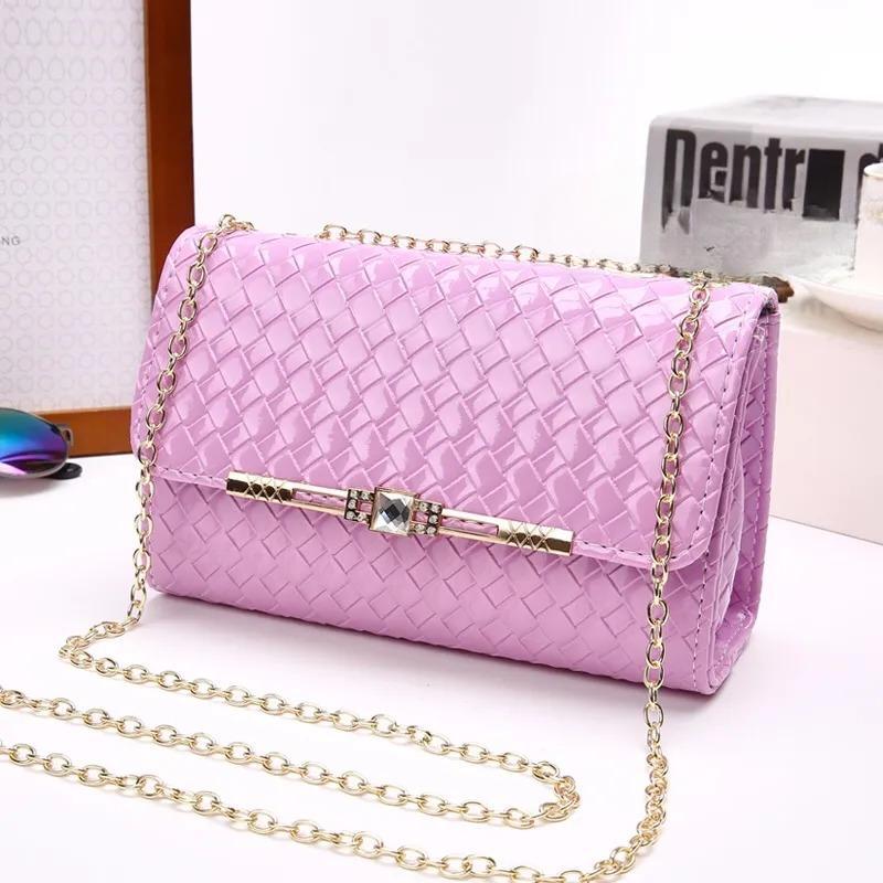 Women's Fashion Chain Bag Single Shoulder Crossbody Bag Simple Hundred Small Square Mini Shopping Commuter Bag Casual Diagonal Shoulder Bags