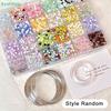Ice Cream Soda Colored Glass Beads Mixed Color DIY Handmade Beaded Bracelet Necklace Accessory Materials Set