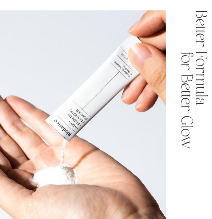 Biodance Hydro Ceramide Reinigungspuder 30 Stk. – Sanfter Pulver-zu-Schaum Reiniger