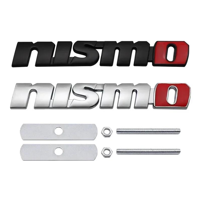 BME1 1 Stück Auto Kühlergrill Emblem Auto Front Haube Grille Abzeichen Aufkleber für Nismo Nissan GTR 370Z 240SX Fairlady Juke Tiida Teana GTR 350Z