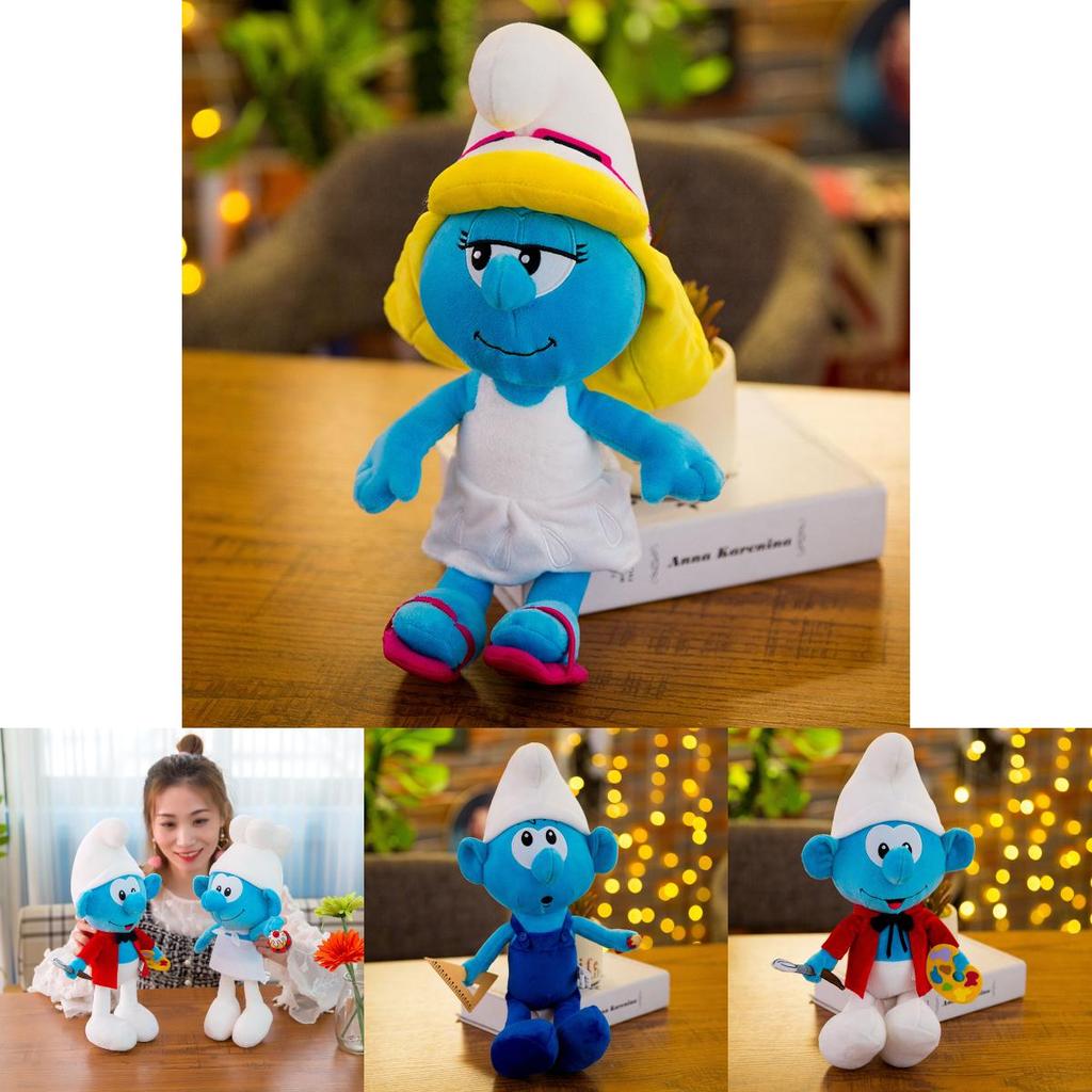 Smurfs Plush Toy Doll Pillow Soft And Cuddly Birthday Gift For Kids