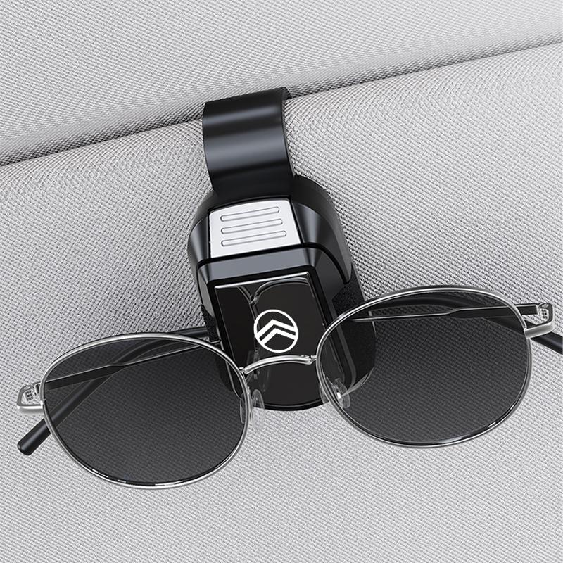 Citroen Car Sun Visor Glasses Clip Sunglasses Storage Bracket For Citroen C3 C6 C4 2CV DS5 RD3 Xsara Grand Picasso Jumper Cactus