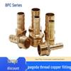 All-Copper Male Thread Fittings: Pagoda Head, PC6/8/10, 4-Point & 6-Point for Water/Gas Hoses