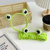 New Cute Plush Frog Hairband Face Wash Makeup Wide-Brimmed Headband Hairpin Headdress Creativity Girls Toys Gifts Headband