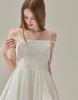Bikini Bender White Balloon Mini Dress