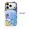 Playful Mediterranean Summer Coastal Collage Graphic Art Film Aesthetic Protective Shockproof Bumper Phone Case Cover For iPhone 14 15 16 Pro Max Plus