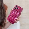 iPhone 17 Pro Max Case - 3D Wave Pattern, Electroplated Soft Shell, Fits iPhone 13, 14, 15, 16