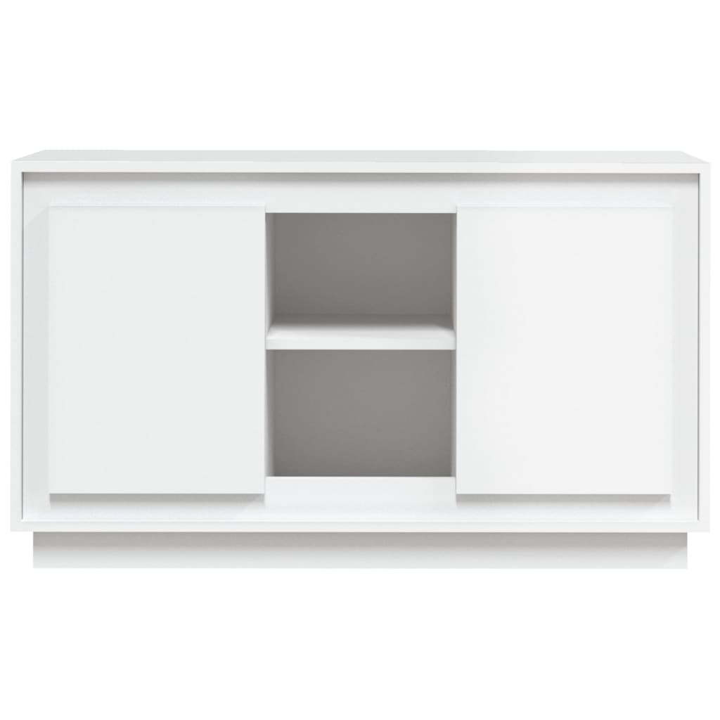 Dressoir Wit 102 x 35 x 60 cm Bewerkt Hout