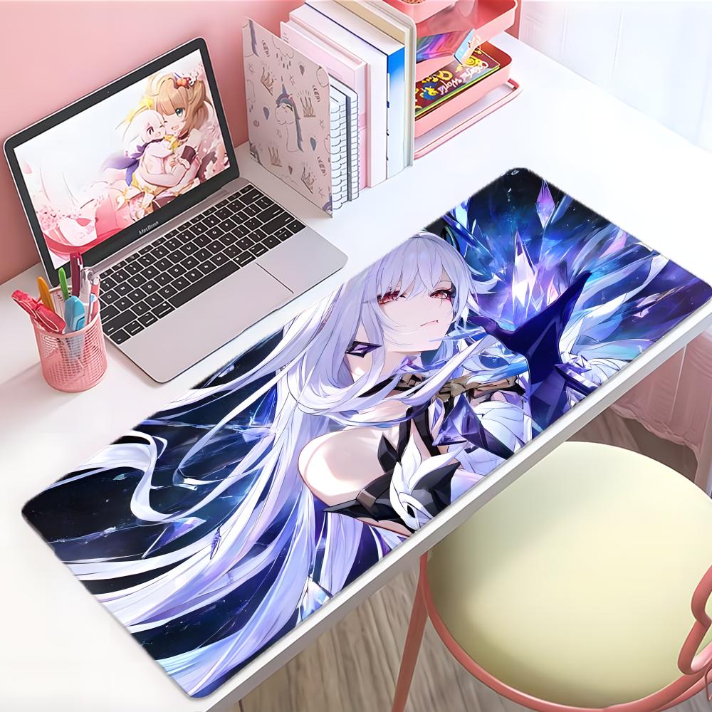 Game Futuristic HHonkai Star Rail Mouse Pad Large Thick Desk Pad Stitched Edges Gaming Mouse Mat For Pc