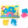 2/4pcs Plush Ball Paintings Felt DIY Handicraft Art Entertainment Supplies for Party Game Home Decor Creative Birthday Gift XJM