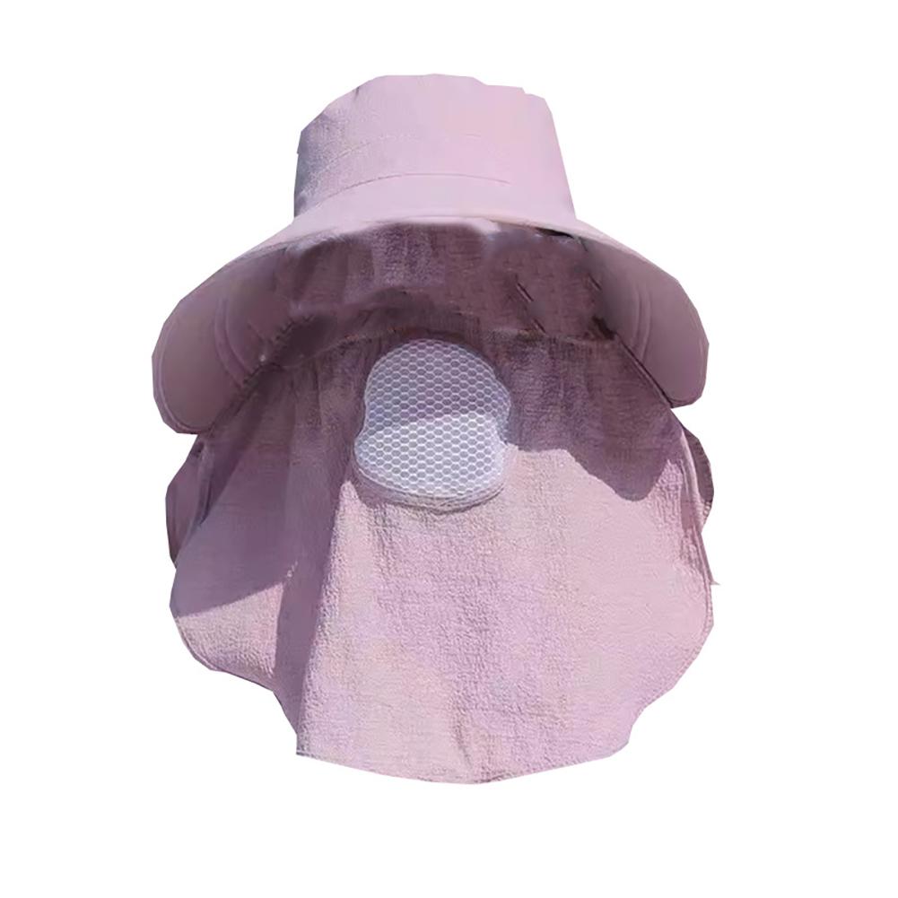 1Pc Summer Sun Hats UV Protection Outdoor Fishing Cap for Women Hiking Camping Working Visor Bucket Hat Removable Fishing Hat