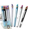 12Pcs Cute Cartoon Penguin Ballpoint Pen 0.5mm Quick Drying Black Gel Pen Creative Writing Pen Student School Office Supplies