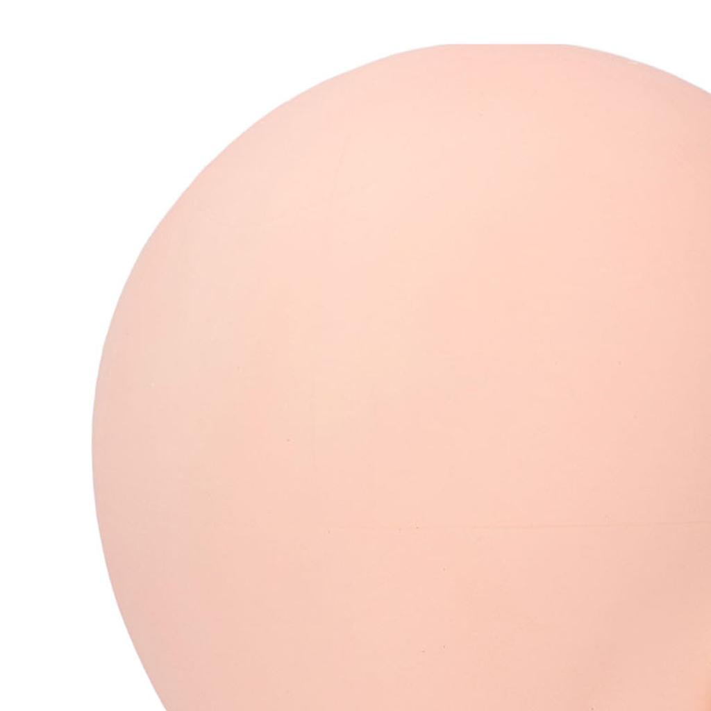 PVC Bald Mannequin Head with Makeup Wig Hat Display Model Head Mannequin Head for Practicing Massage Hairdressing Displaying Wigs