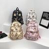 School BagsNew Card Ladies Backpack Cute Cartoon High Value Junior High School Student Large Capacity School Bag Fix Versatile