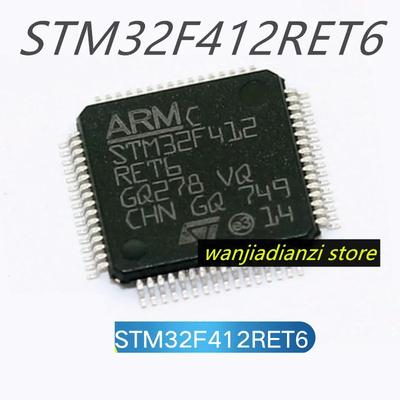 New Original STM32F412RET6 Single-chip Micro Controller LQFP-64 32F412RET6  412RET6 RET6 STM32 Chips