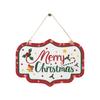Christmas New Door Hanging Christmas Holiday Party Atmosphere Decoration Hanging Door Sign Customization