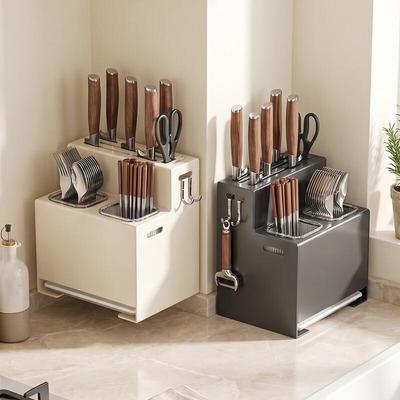JiaDu Multi-functional Carbon Steel Knife and Utensil Holder