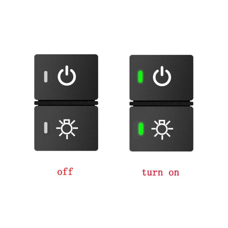 Dual Key Switch Dual Switch Fog Lights Radar Power Supply LED Headlight Switch Button For Honda URV CRV AVANCIER CITY Accord