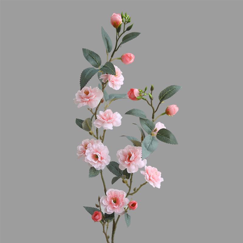 

Camellia Branch Artificial Flowers Christmas Home Decoration Fake Floral Living Room Garden Table Craft Wedding Diy Arrange
