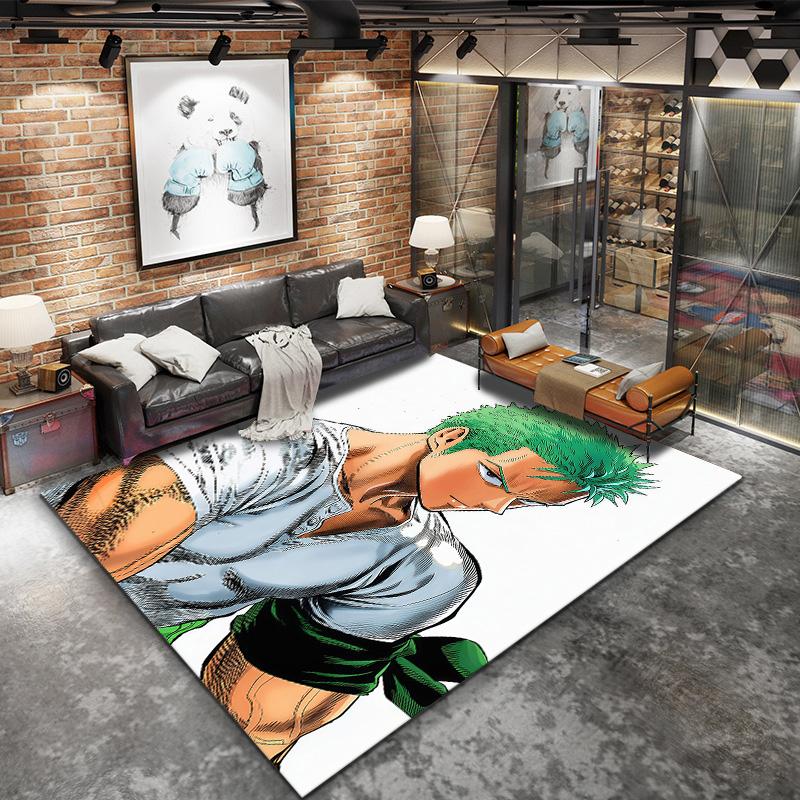 Roronoa Zoro Carpet Rug For Living Room Bedroom Home Sofa Decoration,kids Play Nonslip Floor Mat