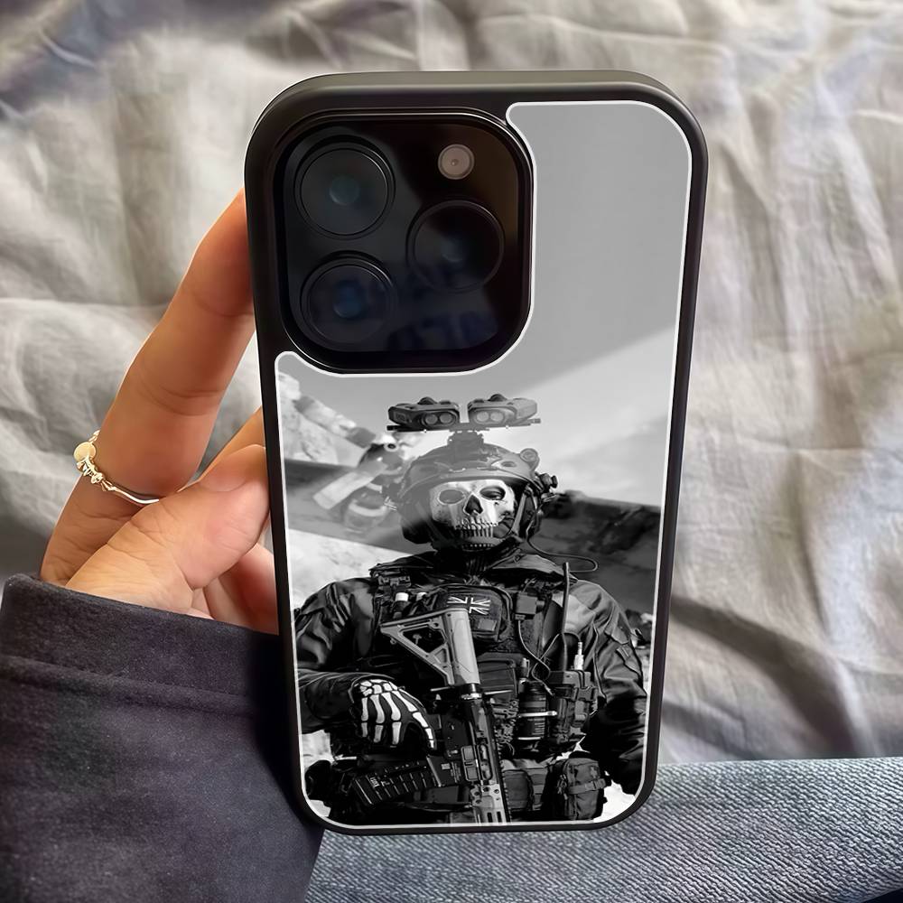 C-Call Of D-Duty Anime Phone Case For Iphone 17 Air 16 15 14 13 12 11Pro Max Plus Hard Plastic PC+TPU Cover