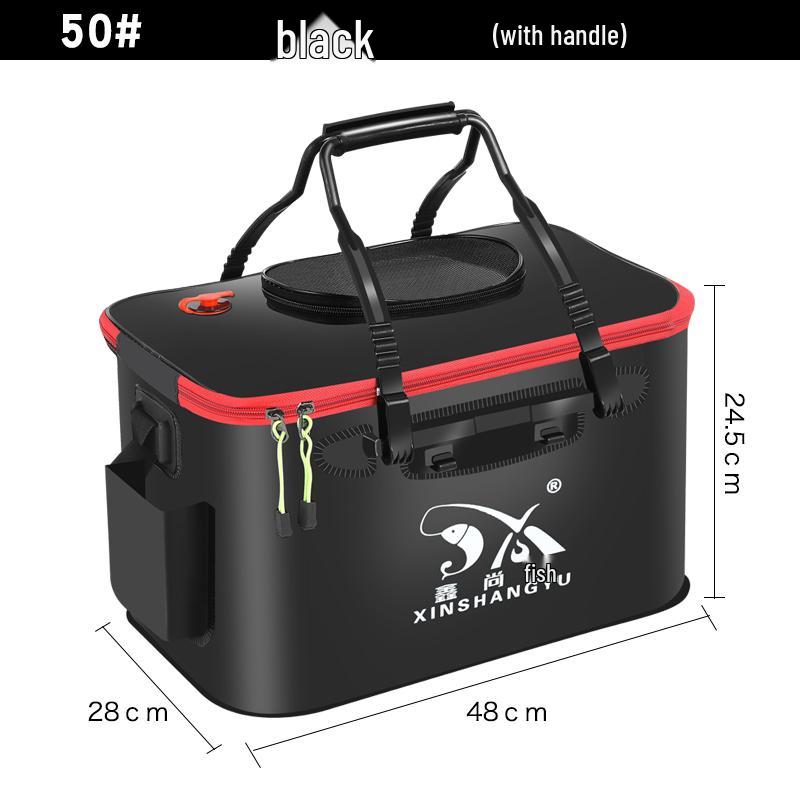 Foldable EVA Fish Keeper Bucket - Thickened Waterproof Fishing Gear