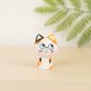 Lucky Cat Small Figurine Wooden Craft Home Office Decor Gift For Celebrations