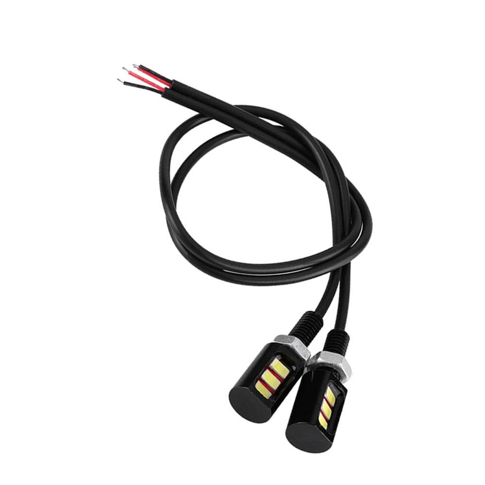 2 szt. 12V Napięcie Motocykl Światło Tablicy Rejestracyjnej LED Samochód Światło Tablicy Rejestracyjnej Lampa Tablicy Rejestracyjnej Do Motocykla