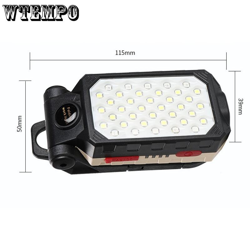 LED Hand-held Mobile Work Light Multi-functional Folding Magnetic Emergency Vehicle Maintenance Light Camping Work Light