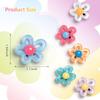 9Pcs Flower Shoe Charms For Women Hole Shoe Accessories DIY Shoe Decoration Charms For Summer Sandals Party Favor