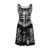 Printed Adult Sleeveless Dress Halloween Bash Cosplay Costume