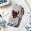 Gothic Demon Pattern Long Wallet Forever Design Multi Slot Card Holder Purse