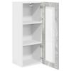 Hanging Cabinet with Door Concrete Grey 40 X 31 X 100 Cm Engineered Wood