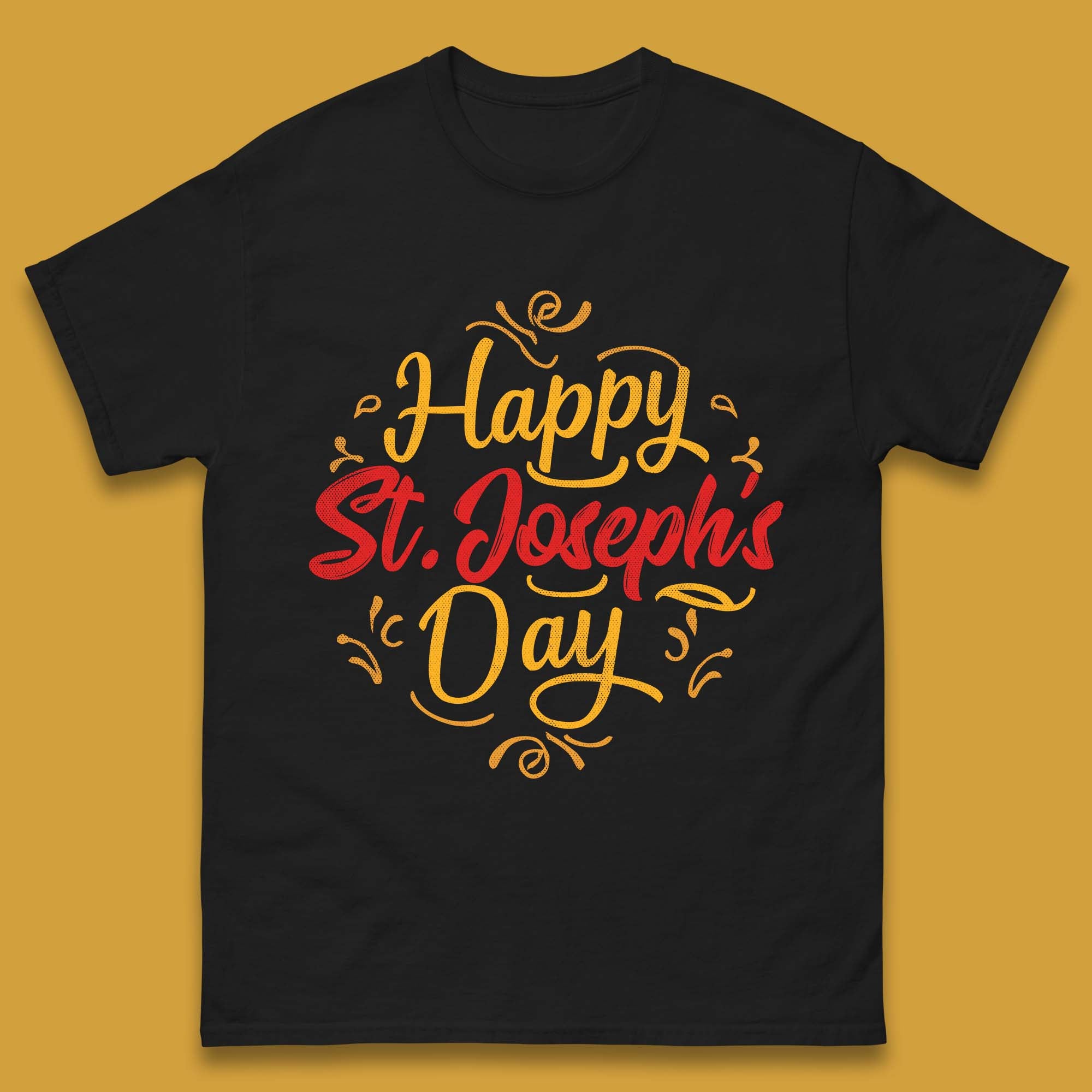 Happy St. Joseph s Day Mens T-Shirt Womens Tops Tees XL
