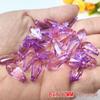 DIY Crystal Pillar Lampshade Beaded Curtain Accessories: 9x17MM Water Drop Transparent Acrylic Pendants