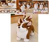 Niedliches Corgi Plüschtier Entzückende Stofftierpuppe für Kinder Weiches Teddybär Spielzeug Geburtstagsgeschenk für Mädchen 23cm Höhe