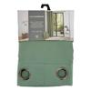Set of 2 Soundproof and Thermal Blackout Curtains with Fleece Lining "Arctic" Rosemary