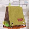 Weaving Bird House Hanging Bird Cage Hut Tent Bed Creative Parrot Swing Hammock  Small Pet