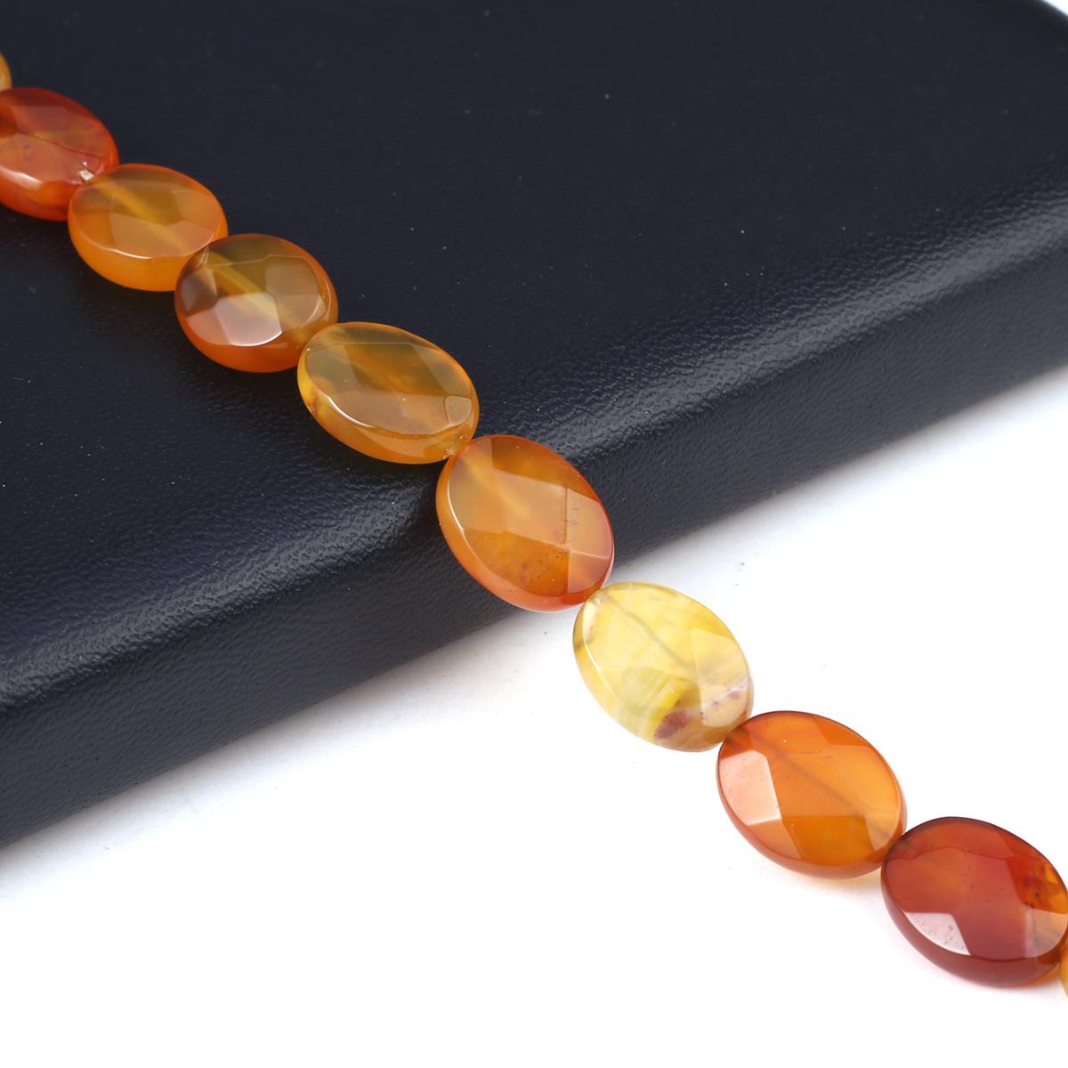 

Бусины из натурального камня опал/агат/малахит овальные граненые бусины для изготовления ювелирных изделий DIY ожерелье браслет серьги аксессуар Red Agate/16x12x6mm