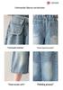 2026 Stilvolle Jeans-Shorts für Mädchen, Sommer, mittellang