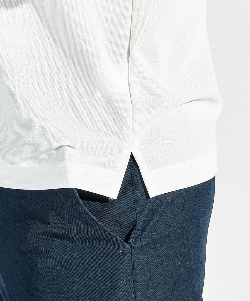 Munsingwear MG5SHS25M Short Sleeve Collared Shirt with Graphic WH00 Men's Print, Moisture-Wicking, Quick-Drying, Sunscreen, Golf, White,