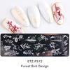 Nail Stamping Plate Various Patterns Clear Engraved Rust-Proof Polish Printing Flowers Nail Art Stamp for Girl