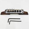 High-end Rosewood Jazz Electric Guitar Bridge Set Ball Shape Bottom Code Guitar Replacement Accessories