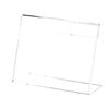 Business Card Holder Premium Acrylic L Shape Scratch Proof Sturdy Durable Business Card Display for Office Hotel Meeting