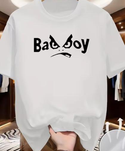 T-shirt Stampata con Nuovo Motivo Estivo Adatta Sia a Uomini Che a Donne Realizzata in Puro Cotone T-shirt alla Moda e Versatile