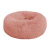 Plush Round Pet Bed - Removable & Washable Cushion for Cats & Dogs - Cozy Winter Mat