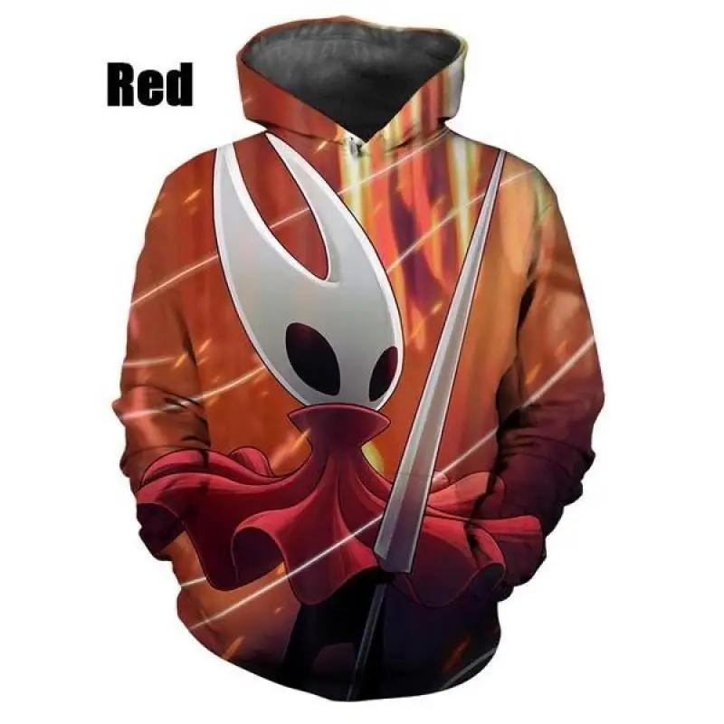 Hollow Knight Hoodie para homens mulheres moda 3D casual pullovers moletons streetwear manga longa plus size moletons masculinos