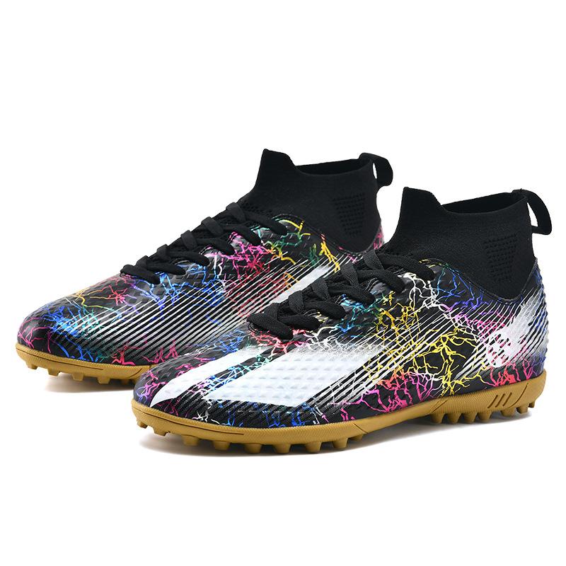 

2025 Putian обувь большого размера с высоким верхом и длинными гвоздями футбольные бутсы летние мужские и женские взрослые туфли сломанные профессиональные тренировочные 46