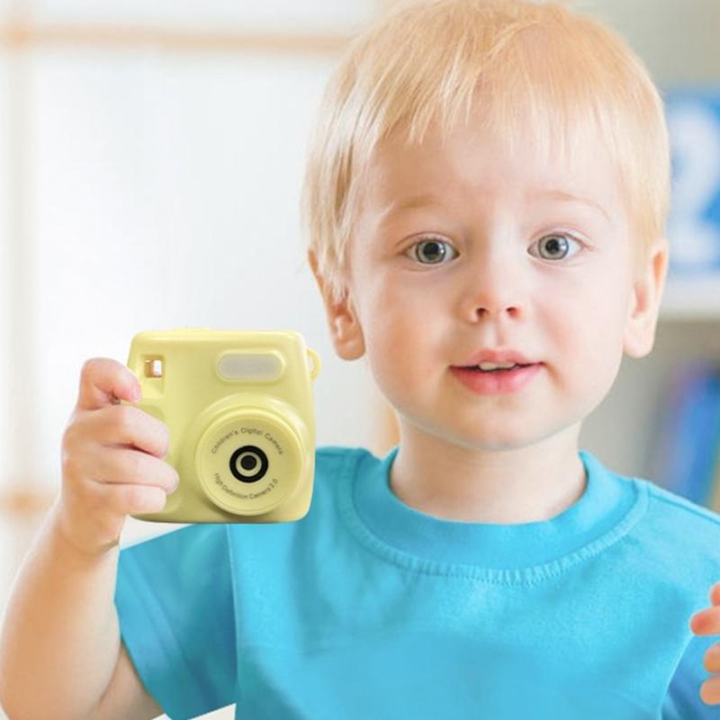 Kinder Mini Kamera 2 Zoll Display USB-Aufladung Mit Lustigen Filtern Und Stickern Für Outdoor-Aktivitäten Automatische Abschaltung